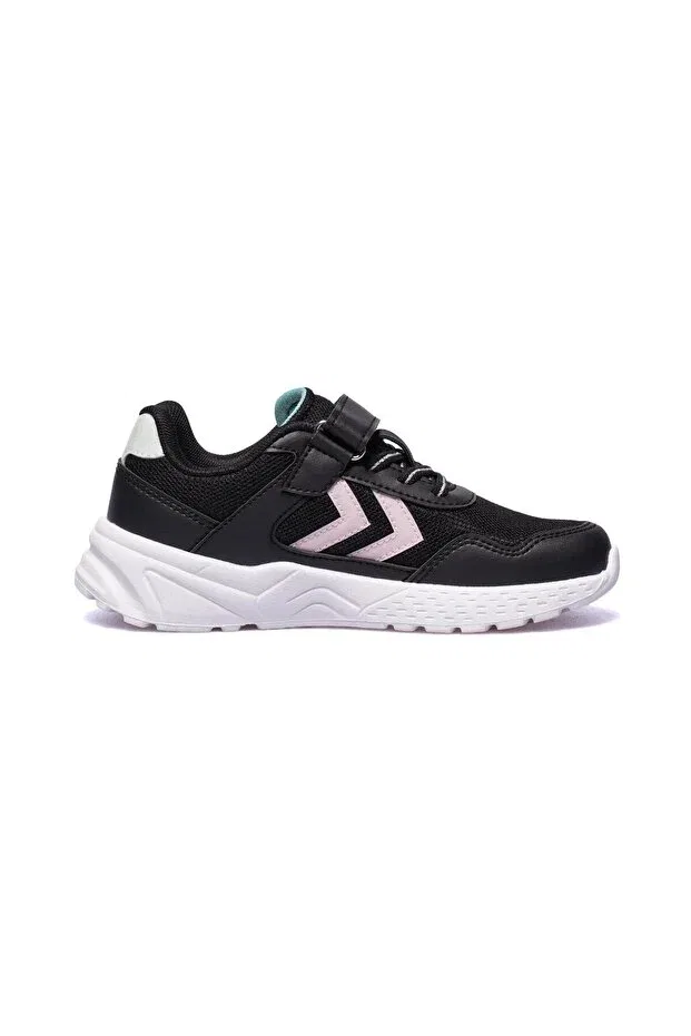 Детские кроссовки для девочек с принтом Hummel, Black — фото 2
