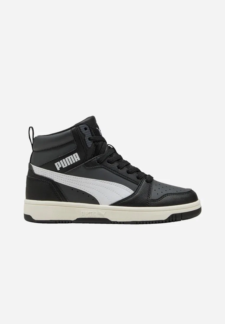 Детские кроссовки с перфорацией Rebound V6 Mid Puma, Schwarz