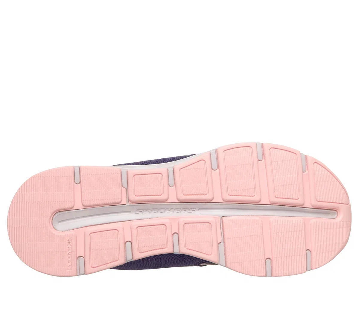 Детские слипоны Glide-Step Plus - Speed Boost Skechers, фиолетовый/коралловый — фото 3