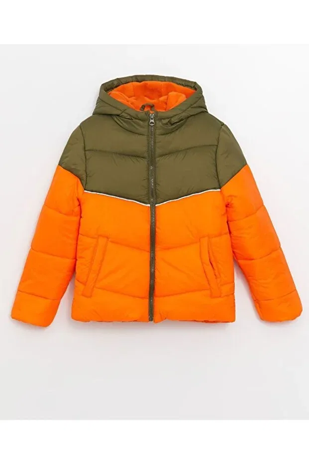 Детский пуховик для мальчиков с коротким рукавом Alya Butik, Orange