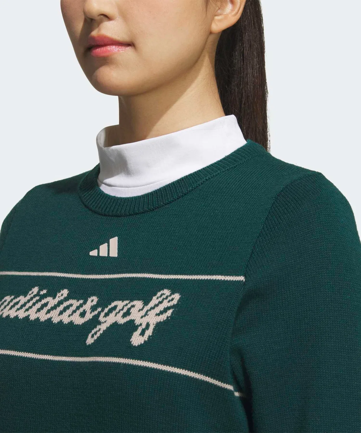 Женский свитшот с длинным рукавомTraditional Pattern Adidas, Green — фото 3
