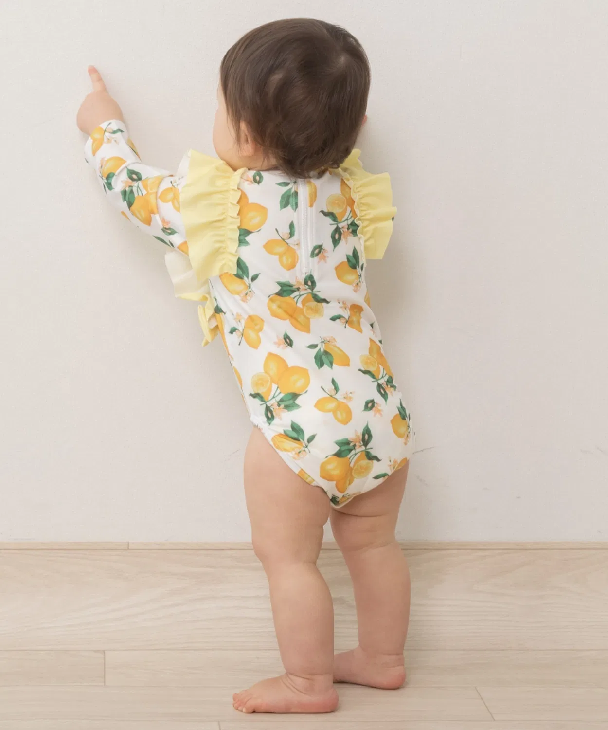 Детский боди-комбинезон с воротником-рюшем и лимонным принтом, sophitica Lemon Toys"R"Us/Babies"R"Us, Желтый — фото 3