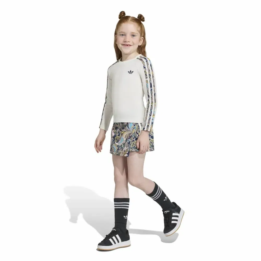 Спортивный костюм лонгслив и юбка Adidas Originals, белый