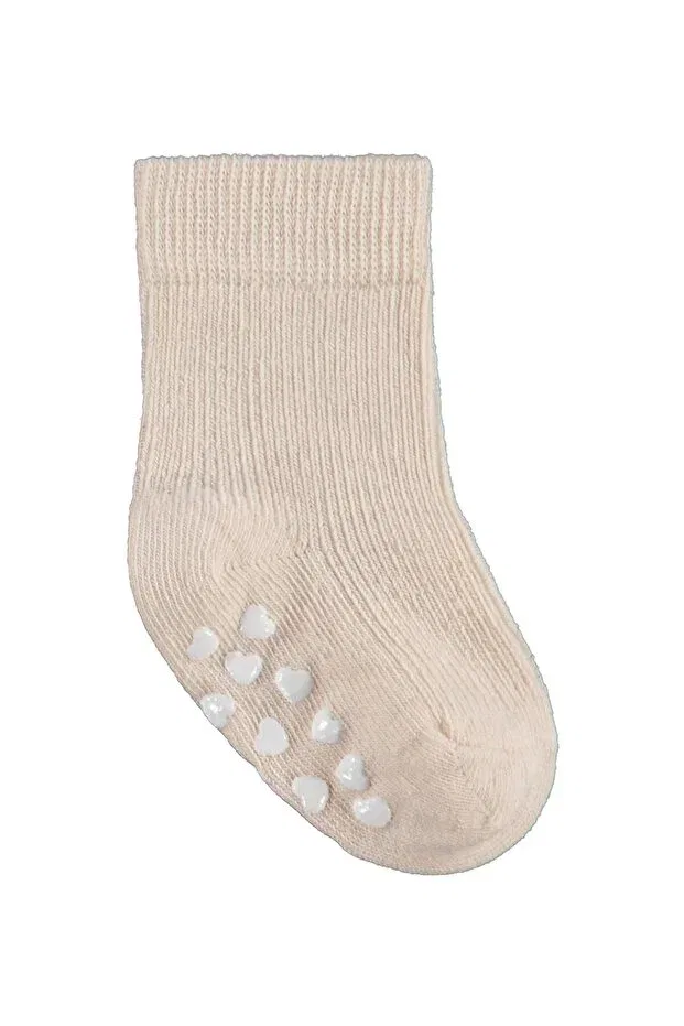 Детский комплект носков для девочек с принтом Non-Slip heart print 3-piece 6-piece baby girl socks set Civil Baby, Standard — фото 4