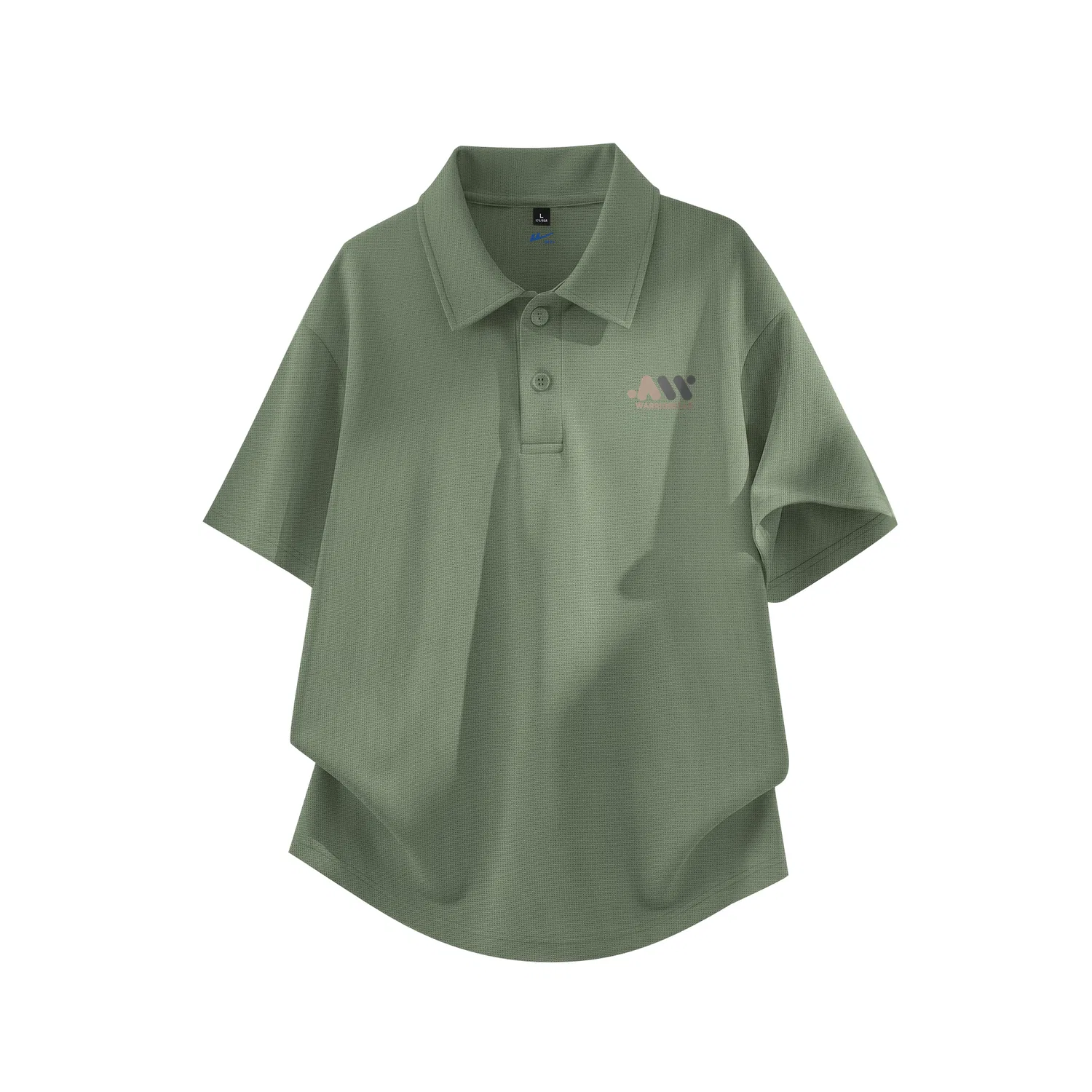 Детское поло с коротким рукавом, Polo Shirts, WARRIOR, Gray Green