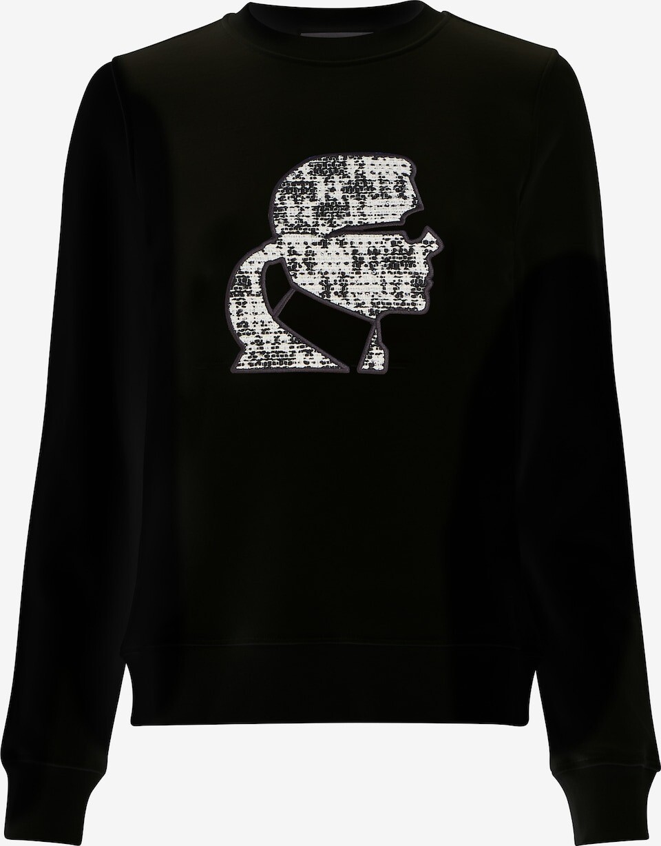 

Толстовка Karl Lagerfeld Boucle, черный