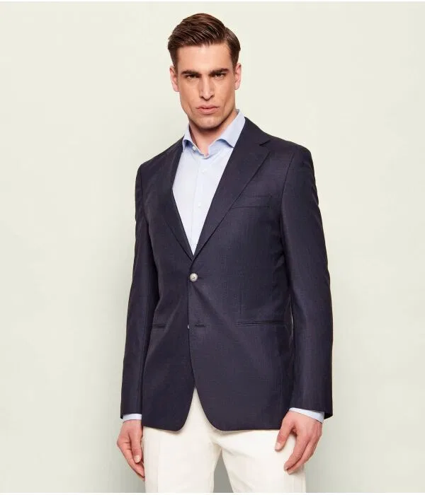 Мужское пиджак Slim Fit C-HUGE-261 BOSS, Blu Marino