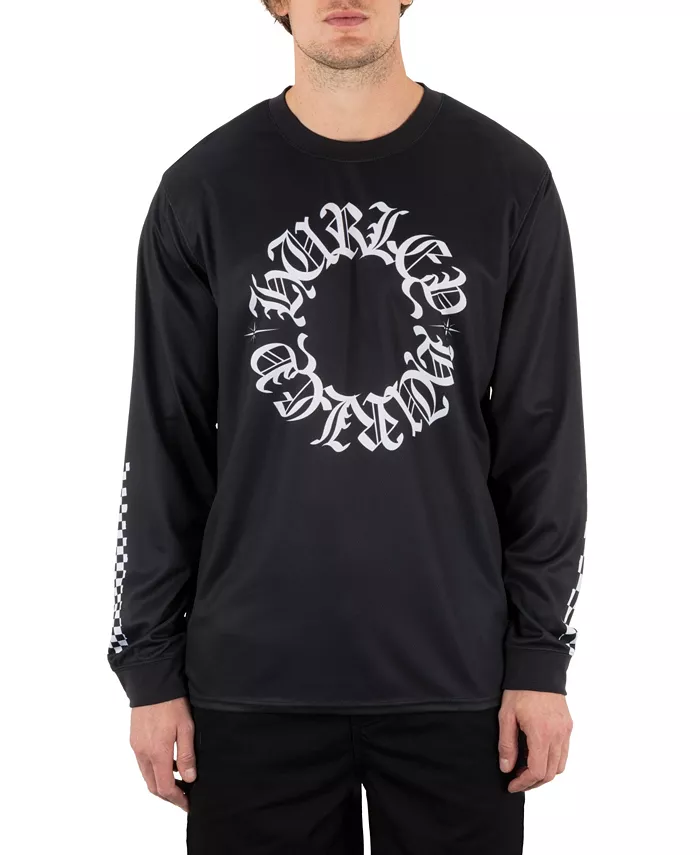 

Мужская футболка с длинным рукавом Check Out Hurley, черный