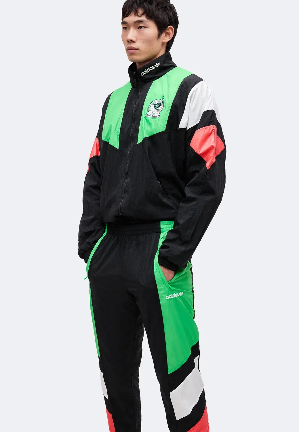 Мексиканский экип - форма национальной сборной Adidas Performance, Black — фото 4
