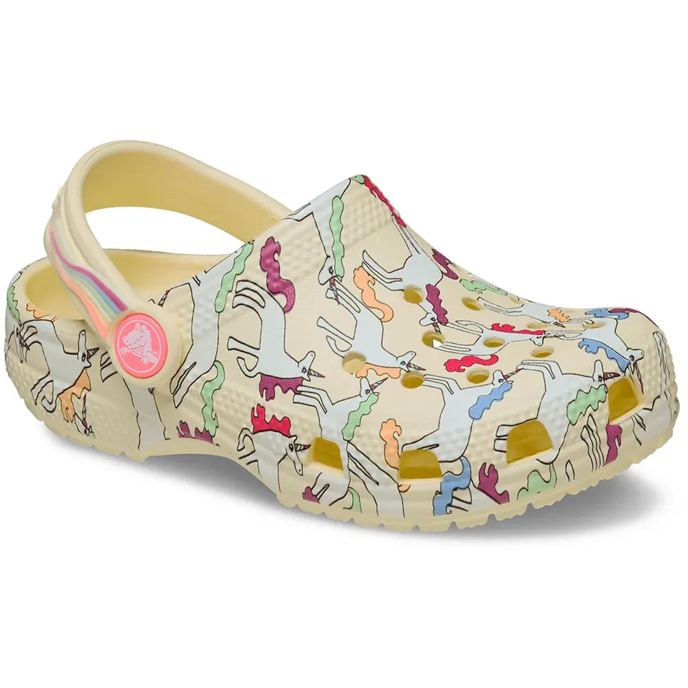 Комбинезон Classic Unicorn Graphic Crocs, бежевый — фото 2