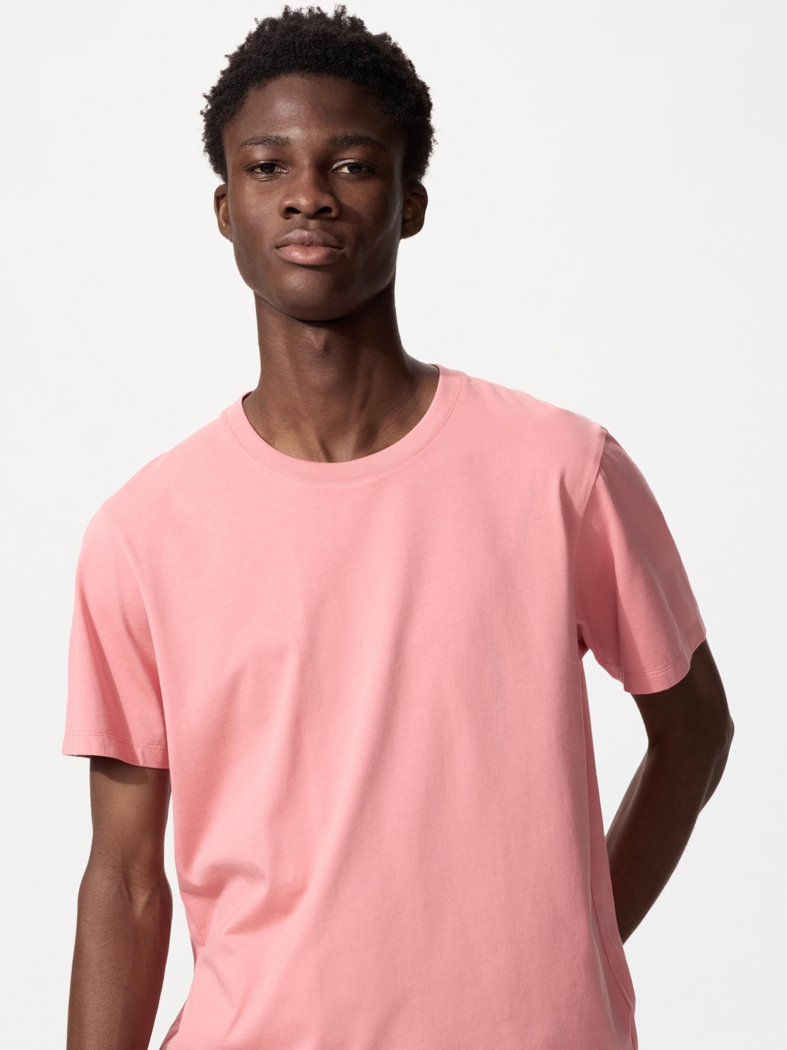 Футболка Uniqlo Supima Cotton, 12 розовый