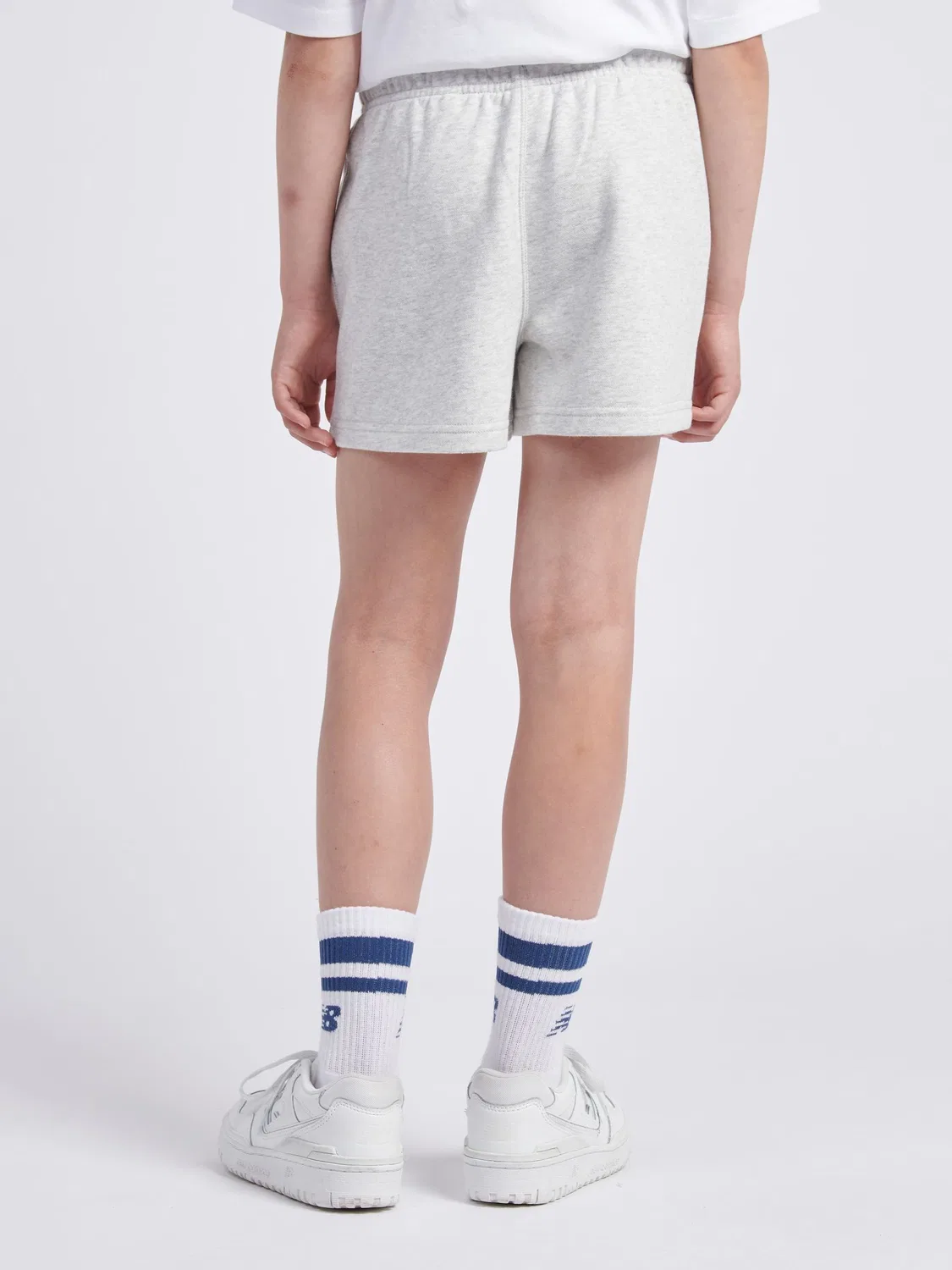 Шорты New Balance Small Logo, серый — фото 2