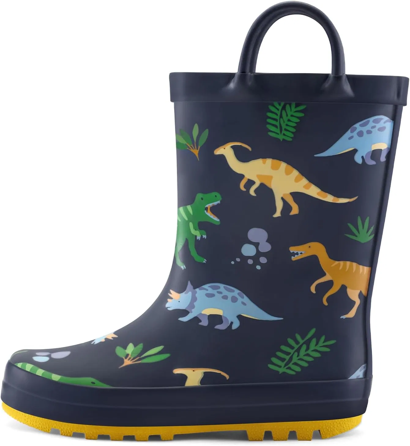 Детские резиновые сапоги с ручкой mysoft, Dinosaurs Park