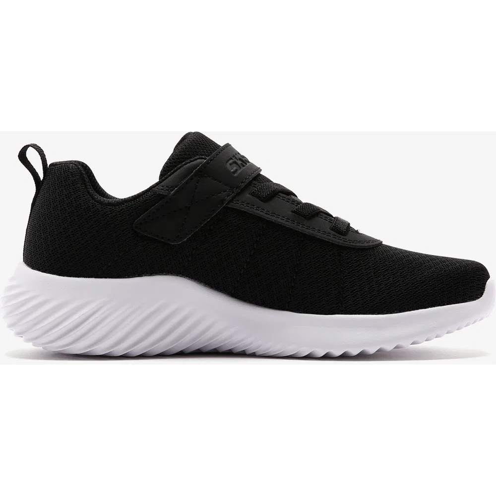 Детские спортивные кроссовки для мальчиков с амортизацией Bounder Baronik Black Skechers — фото 2