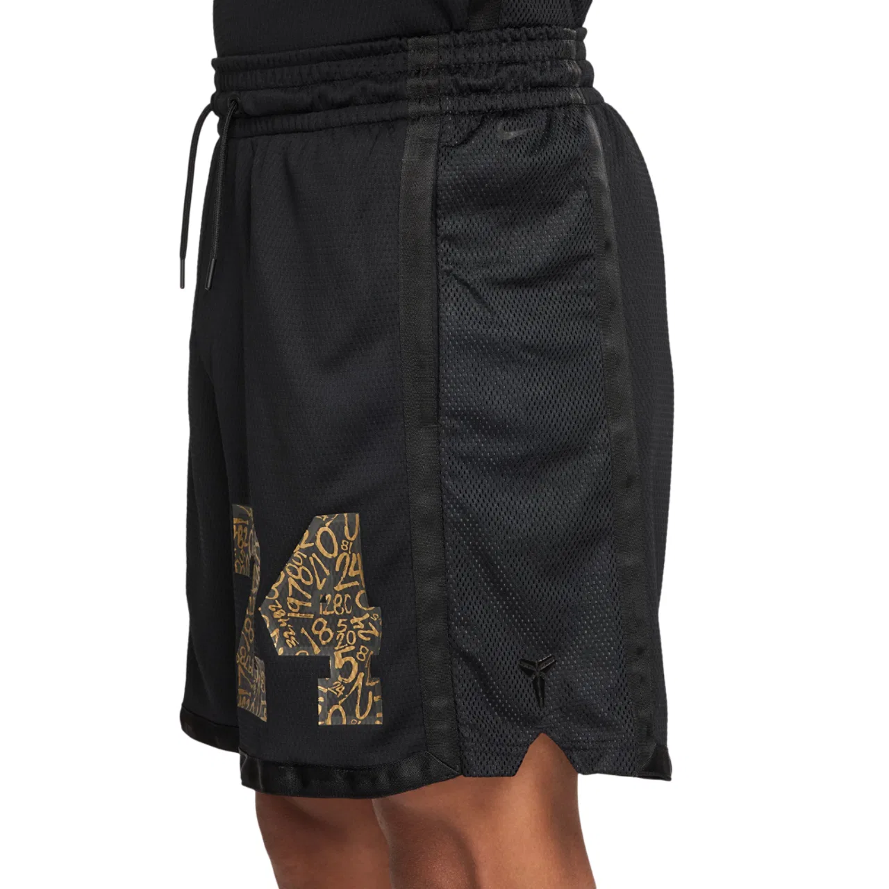 Мужские шорты с принтом Kobe Bryant Nike, Black/Gold — фото 3