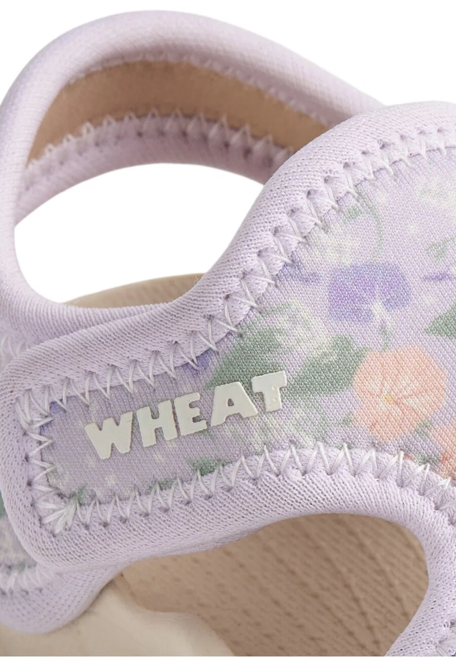 Сандалии WHEAT 'Bani' фиолетового и сиреневого цвета — фото 4