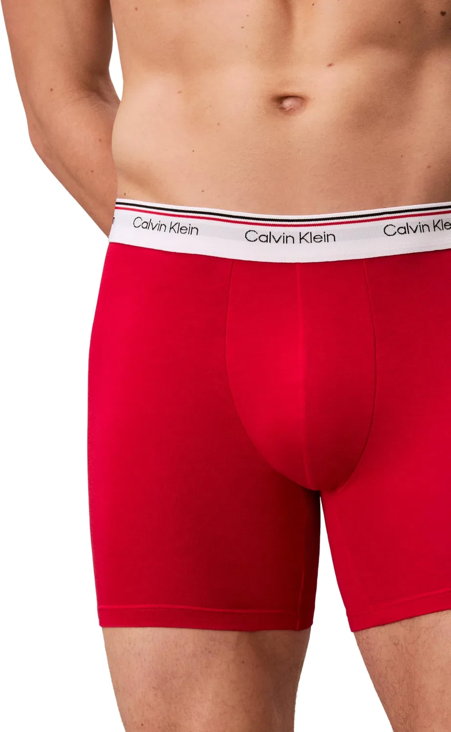 Мужские трусы-боксеры с длинной штаниной Calvin Klein, Empower/Grey Heather/Black — фото 4