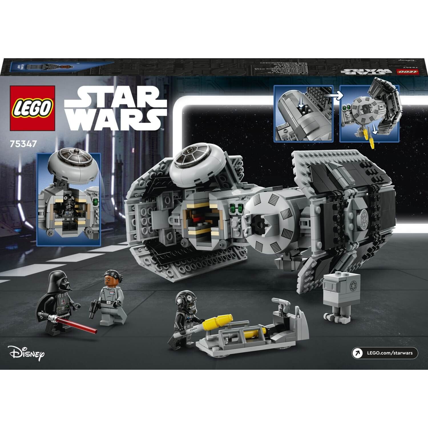 Конструктор Lego 75347 Star Wars Бомбардировщик СИД, 625 деталей — фото 3