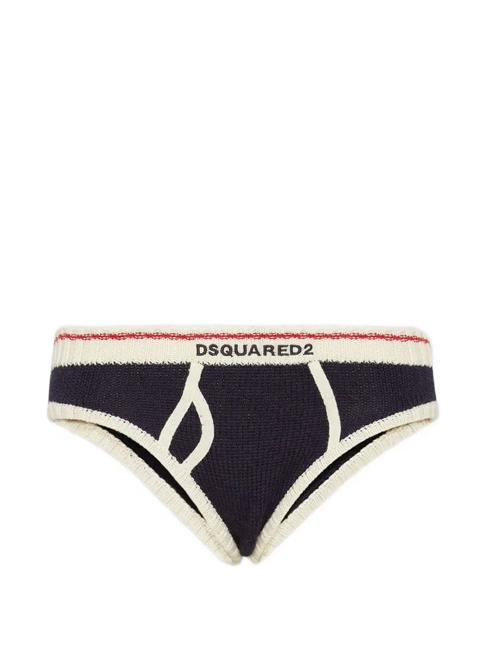 Трусы-брифы с контрастной отделкой Dsquared2, синий