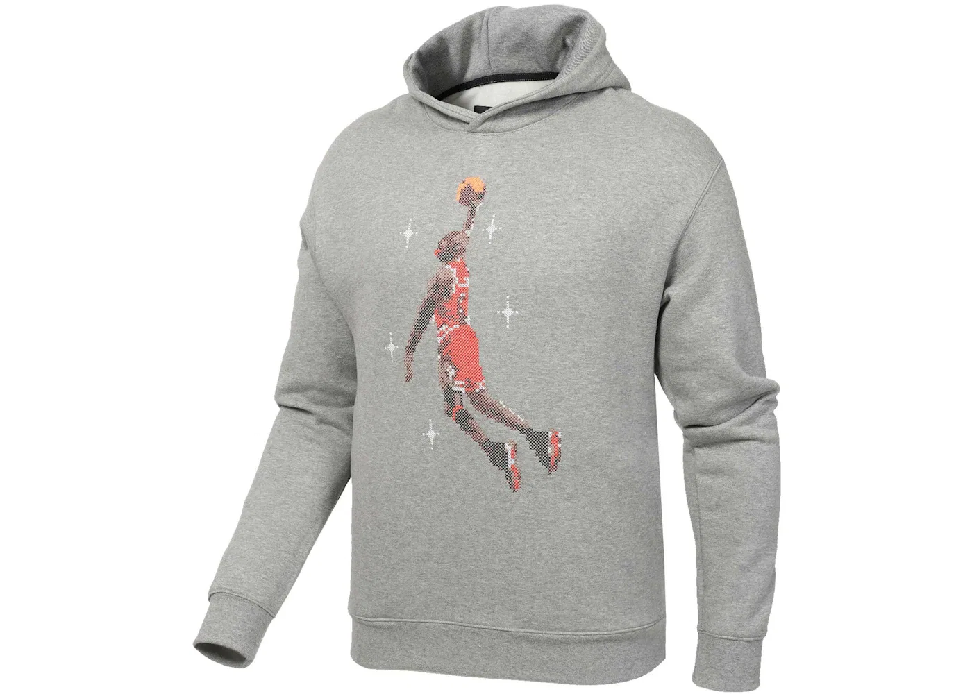 Мужской худи с принтом Slam Dunk Contest Jordan, Carbon Heather