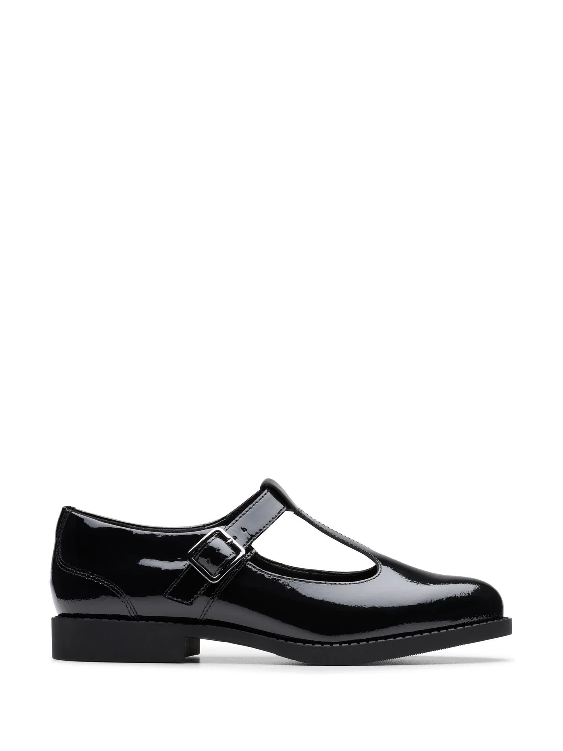 Туфли Clarks Tapa Hope, Мэри Джейн, черный лакированный