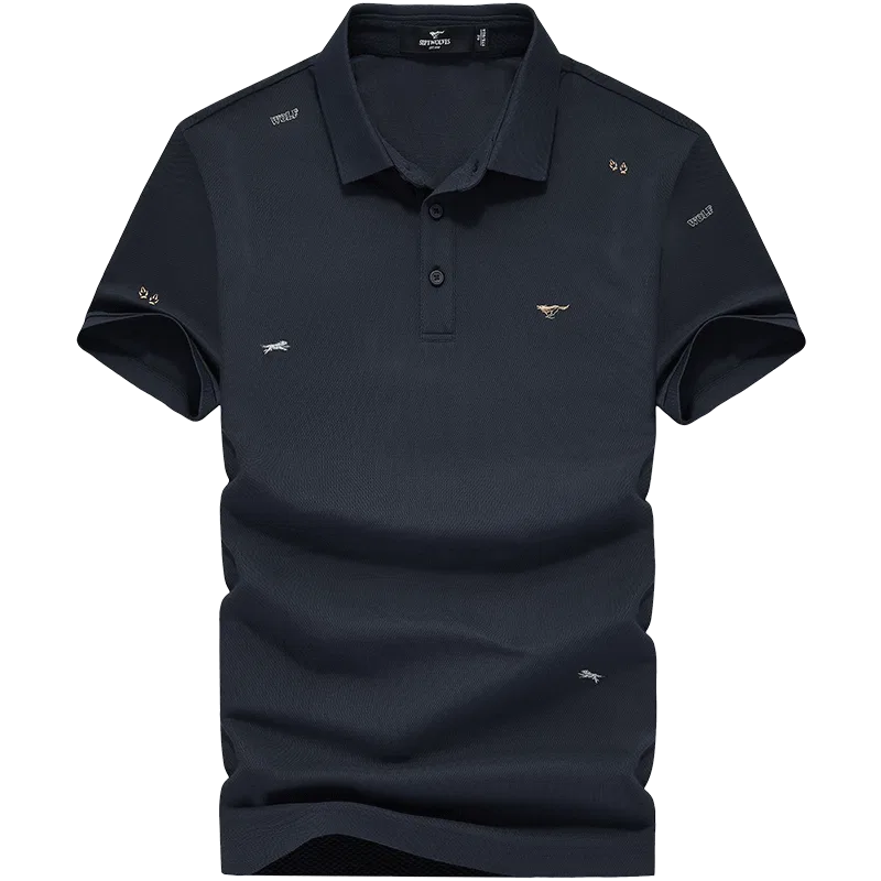 Детское поло Navy Blue SEPTWOLVES — фото 4