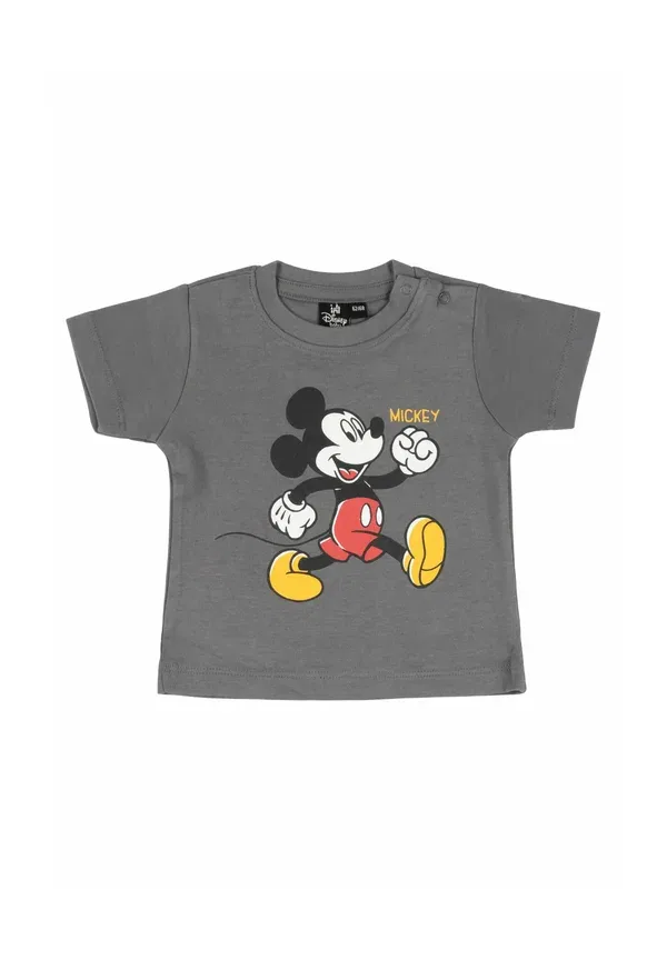 Футболка с принтом Микки Мауса (комплект из 2 штук) унисекс Disney, белый — фото 3