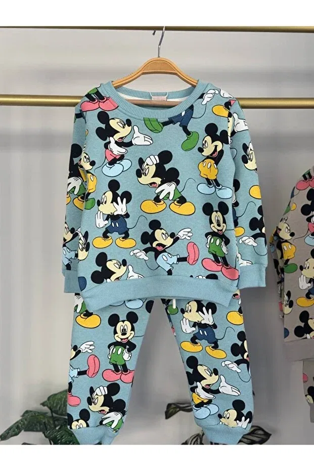 Детский спортивный костюм с принтом Mickey Mouse Ciciboom, Blue