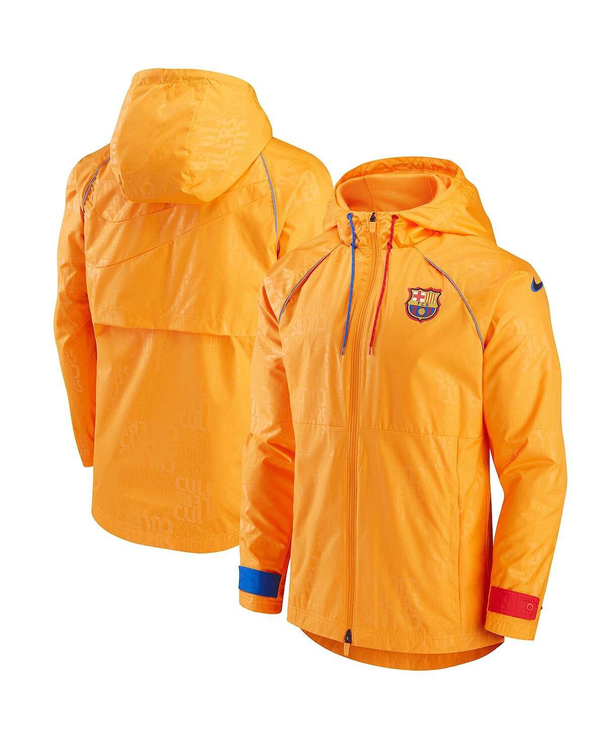 

Мужская всепогодная куртка orange barcelona с молнией во всю длину Nike, Оранжевый, Мужская всепогодная куртка orange barcelona с молнией во всю длину Nike