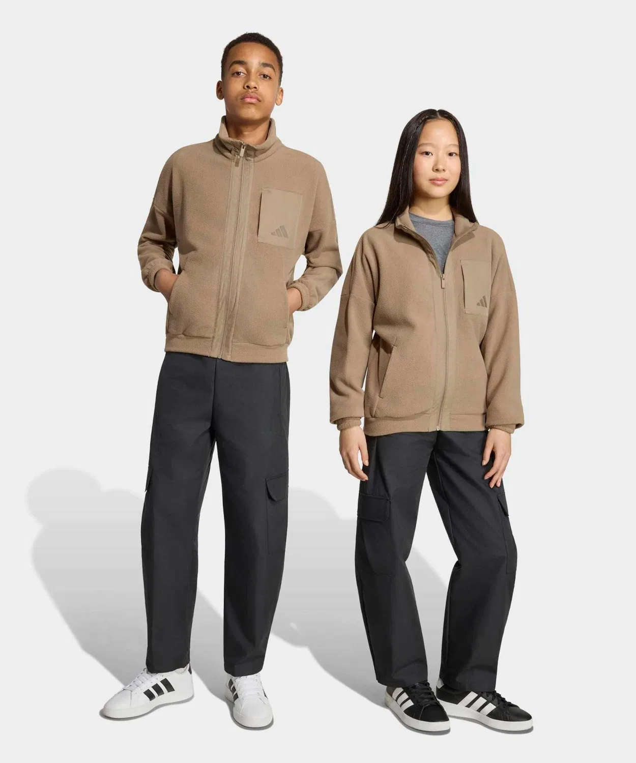 Детские брюки свободного кроя с принтом Future Icon Barrel Shape Cargo Adidas, Black