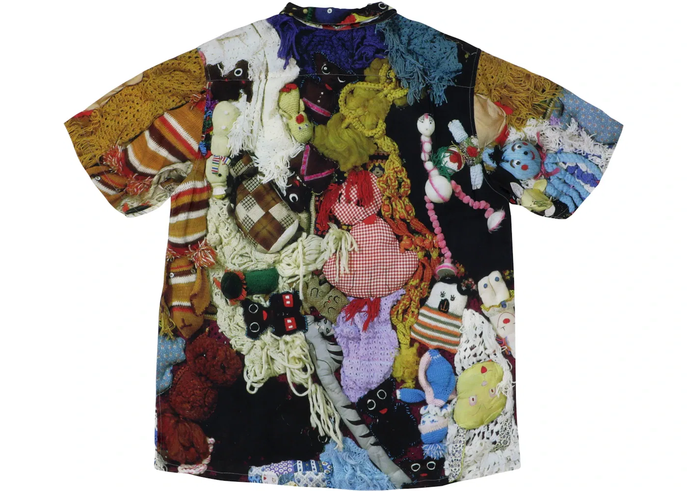 Мужская рубашка с принтом Supreme Mike Kelley More Love Hours Than Can Ever Be Repaid, Multicolor — фото 2