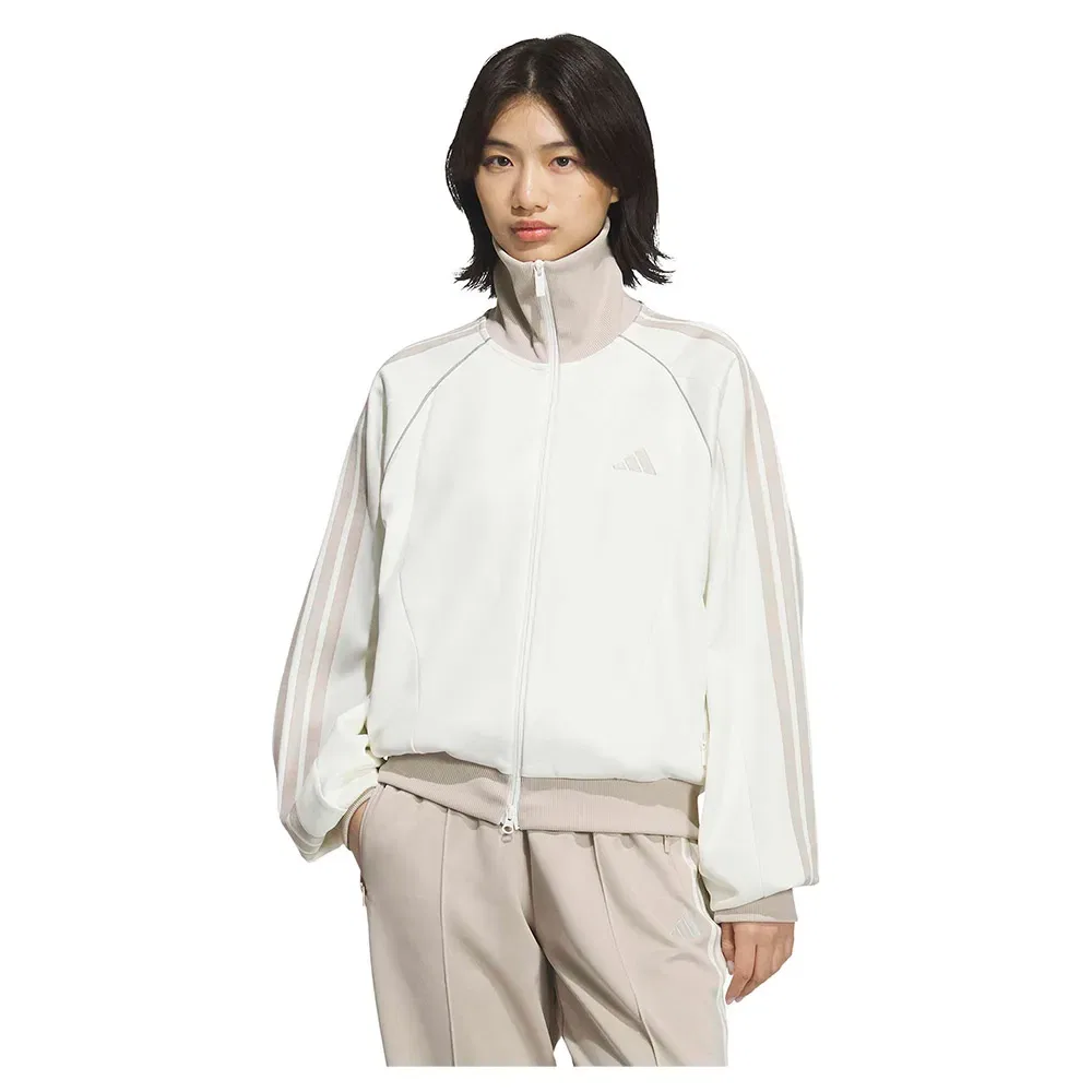 Женская куртка-олимпийка с молнией STSV Adidas, White