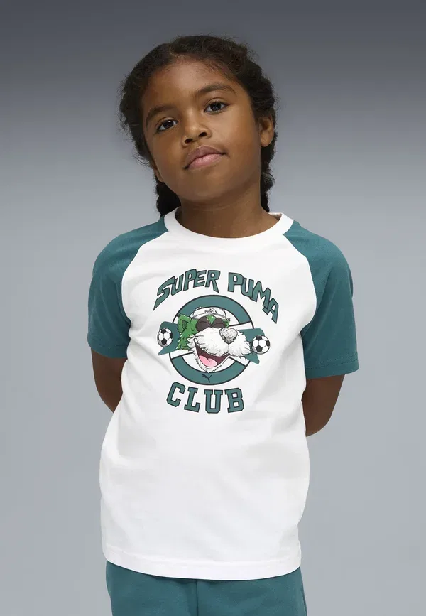 Футболка с принтом животных Super graphic - print t-shirt, Puma, white, белый
