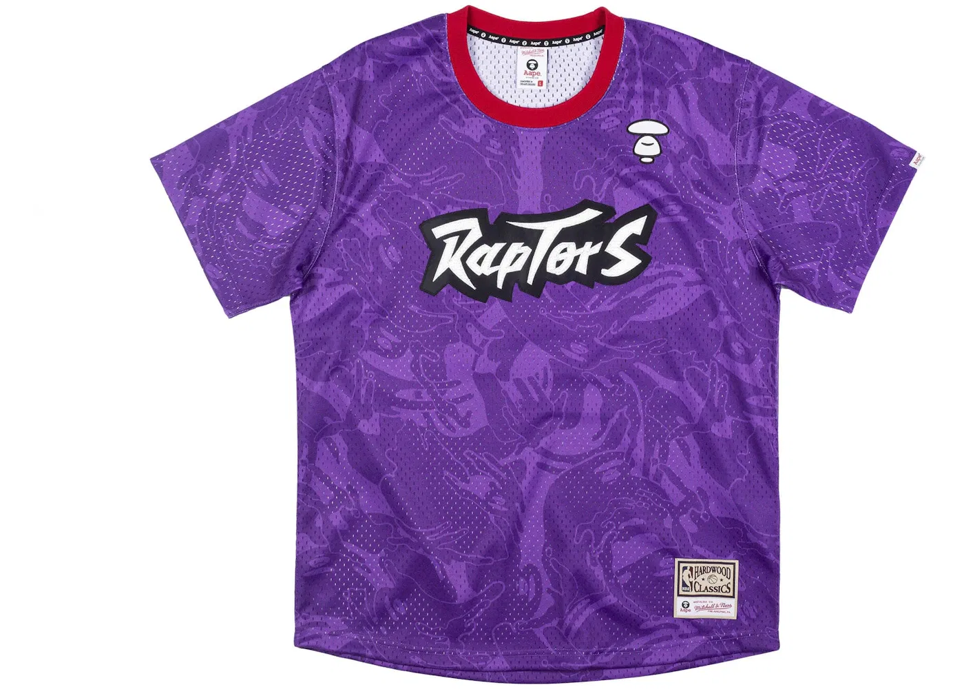 Детская джерси баскетбольная BAPE x Mitchell & Ness Toronto Raptors BP Jersey Black