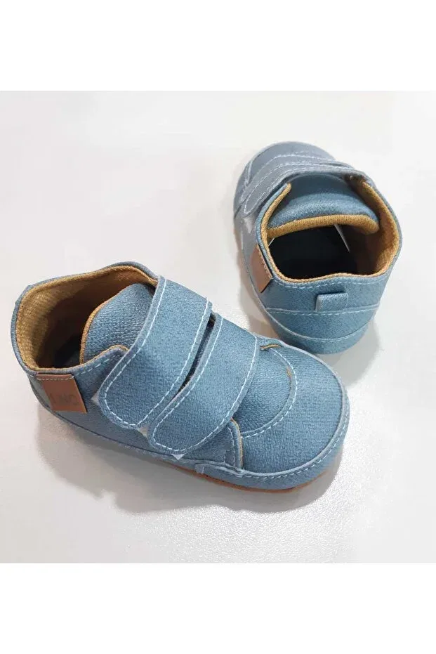 Детские домашние туфли для девочек с липучкой Sönmez Baby, Blue