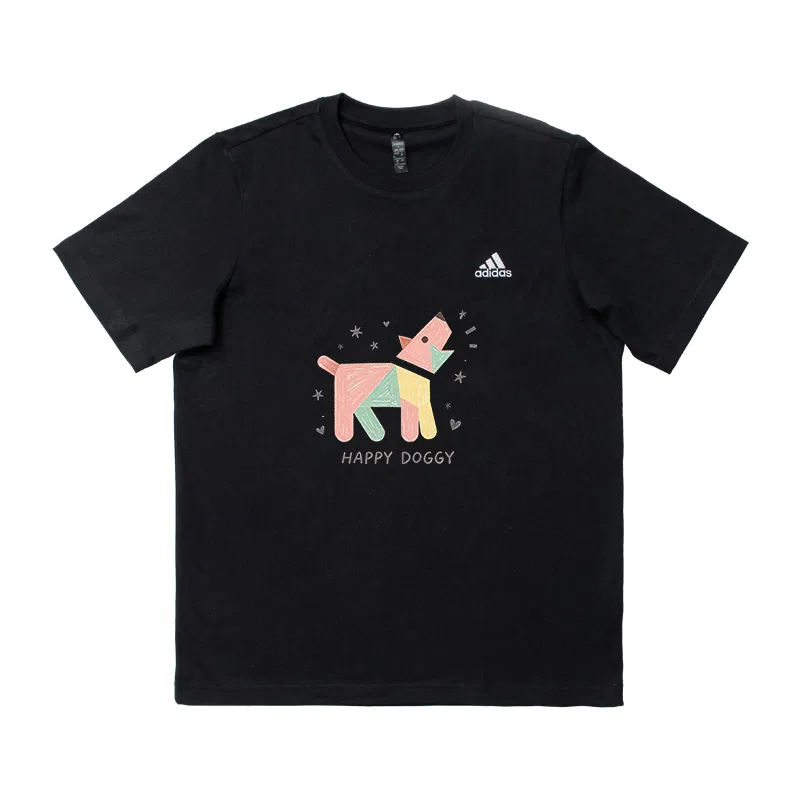 Футболка с V-образным вырезом Adidas, Black