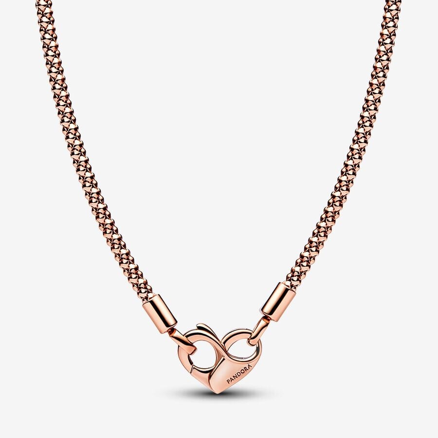 

Колье Pandora Moments Studded, розовое золото