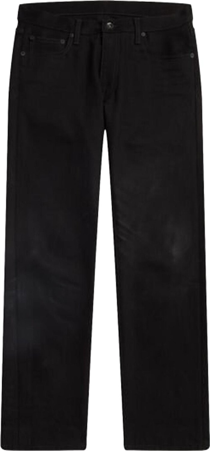 

Джинсы Off-White Diag Print Straight Leg Jeans 'Black/White', черный