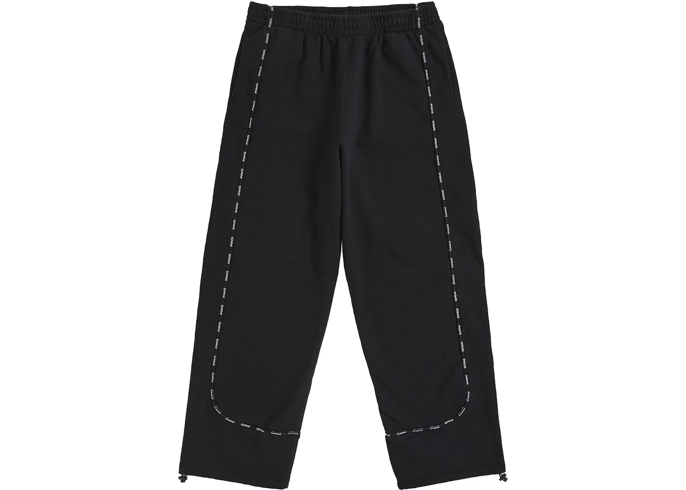 Мужские спортивные штаны с принтом Supreme Sweatpant (FW25), Black