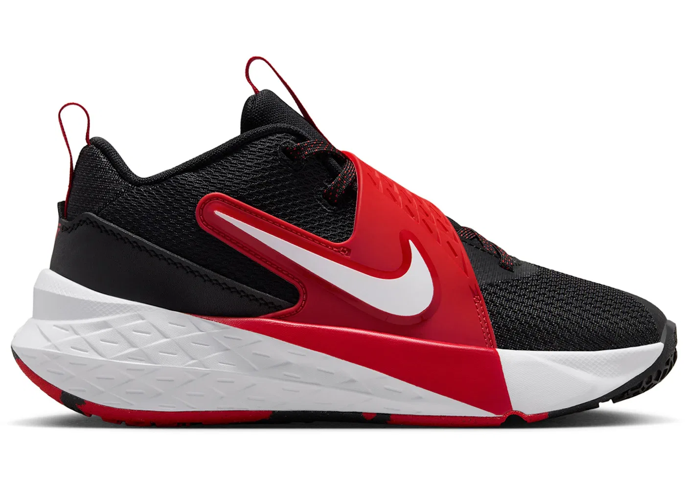 Детские кроссовки для активного отдыха Nike Team Hustle D 12 Nike, Black/University Red/White