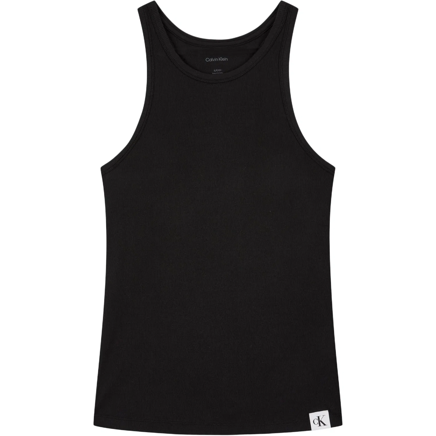 Женский топ-майка с круглым вырезом Calvin Klein, Black