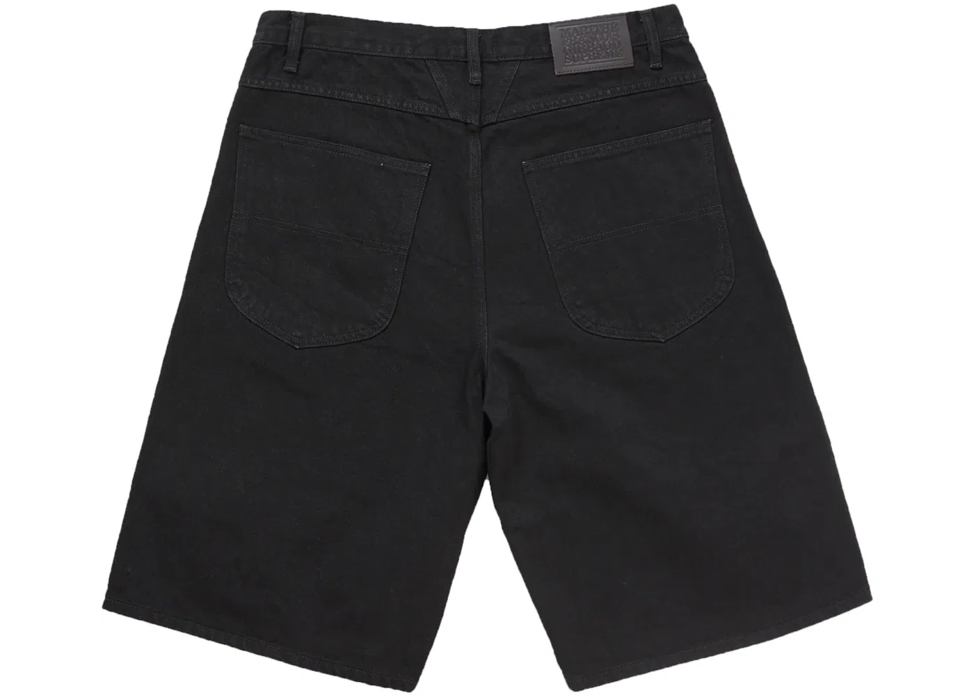 Мужские шорты с боковыми швами Supreme Marithé + François Girbaud X-Seam Baggy Denim Short, Black — фото 2