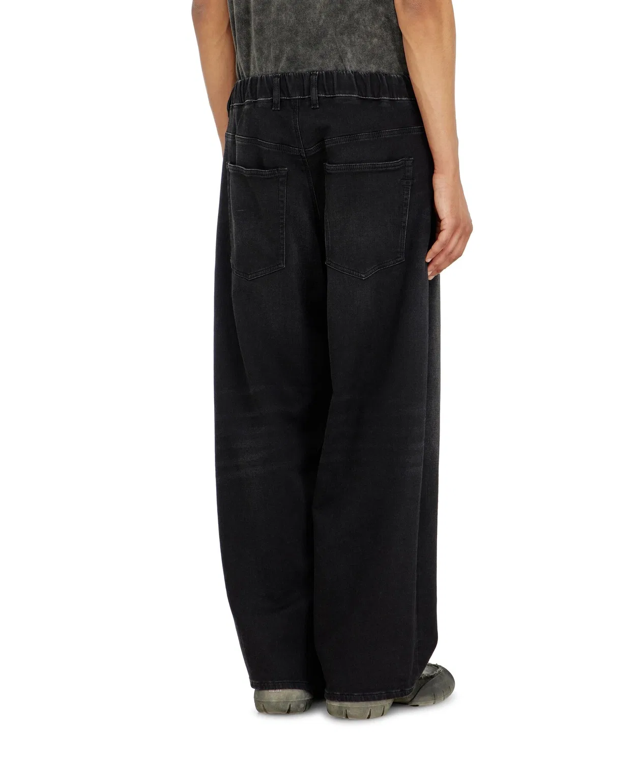 Мужские джинсовые брюки свободного кроя D-ENIM-M-BW JOGG DIESEL, Черный — фото 3