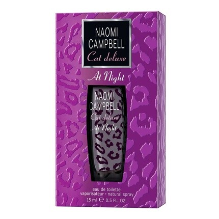 Туалетная вода Naomi Campbell Cat Deluxe at Night, натуральный спрей, 15 мл — фото 2