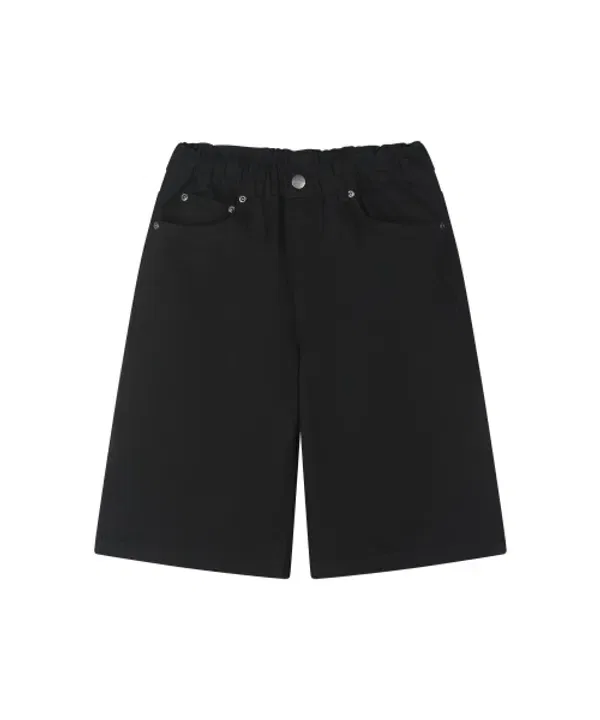 Джинсовые шорты Bermuda, базовые, Covernat Kids, черный