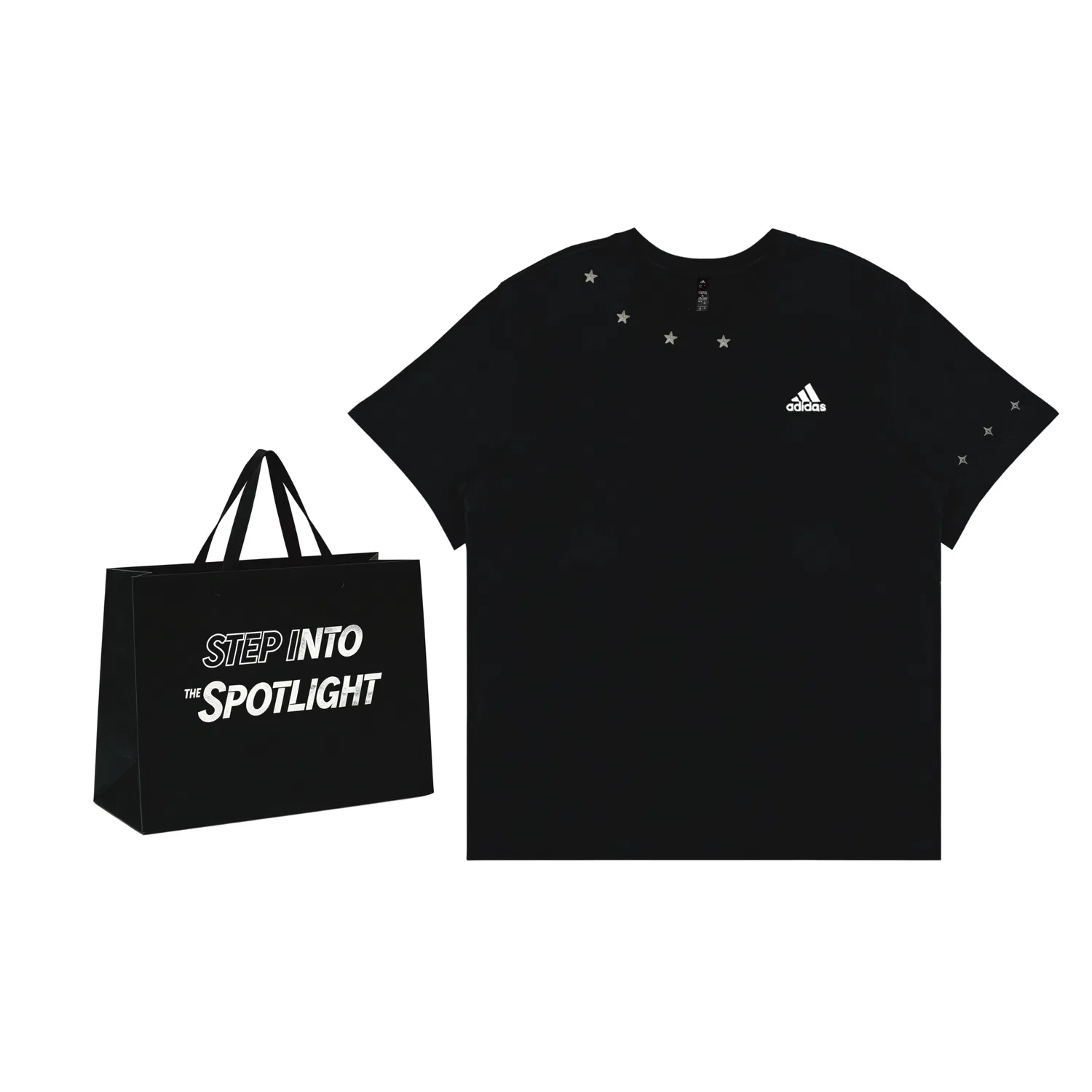 Футболка с принтом Adidas MUST HAVES, Black Wilderness Badge-Premium Shopping Bag — фото 3