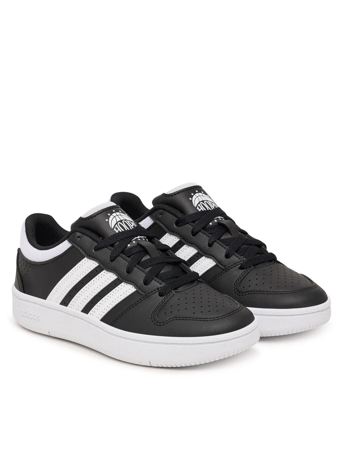 Кроссовки для мальчика Hoops Classic Adidas, черный — фото 2