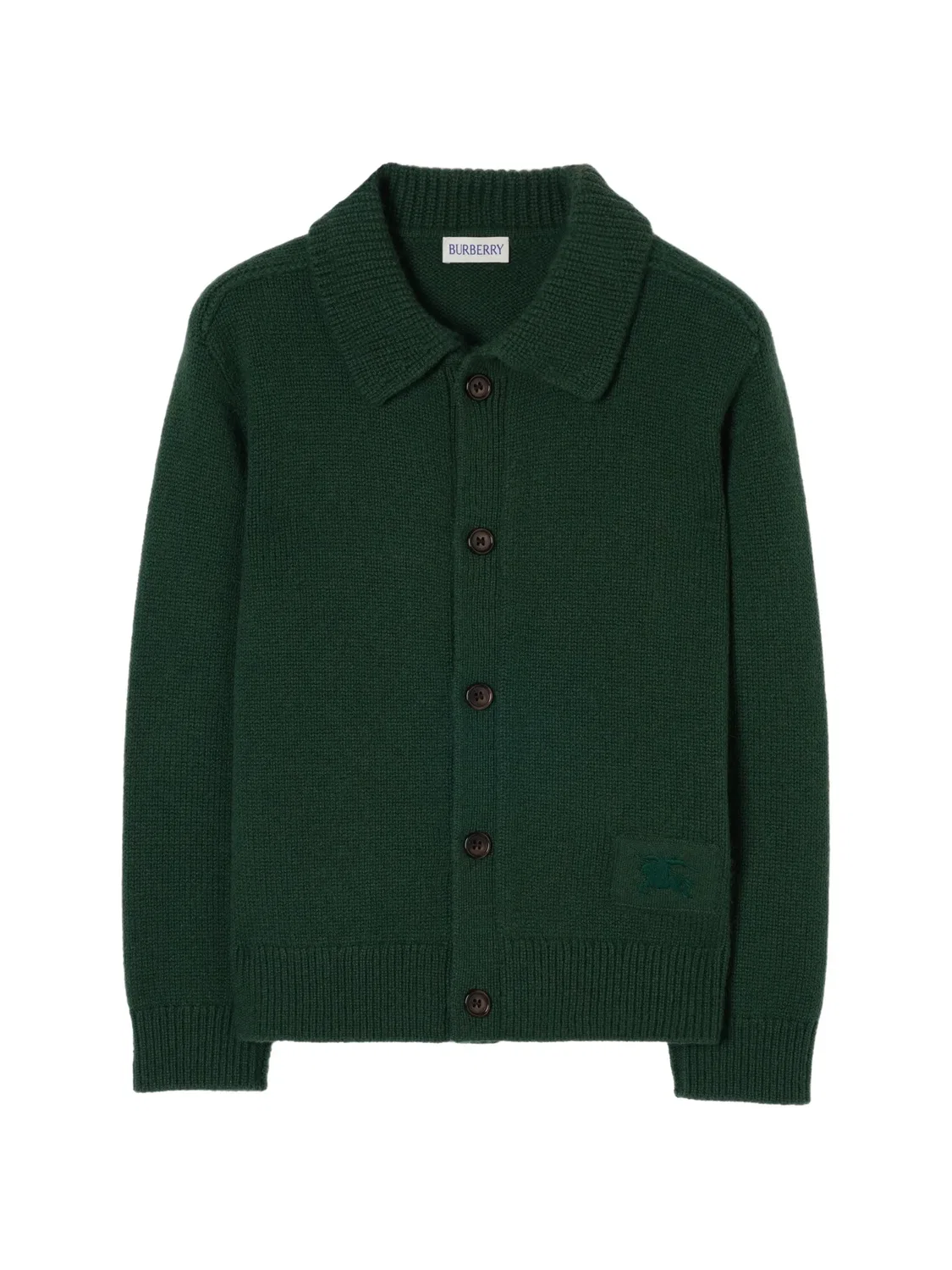 Кардиган кашемировый зеленого цвета Burberry, зеленый