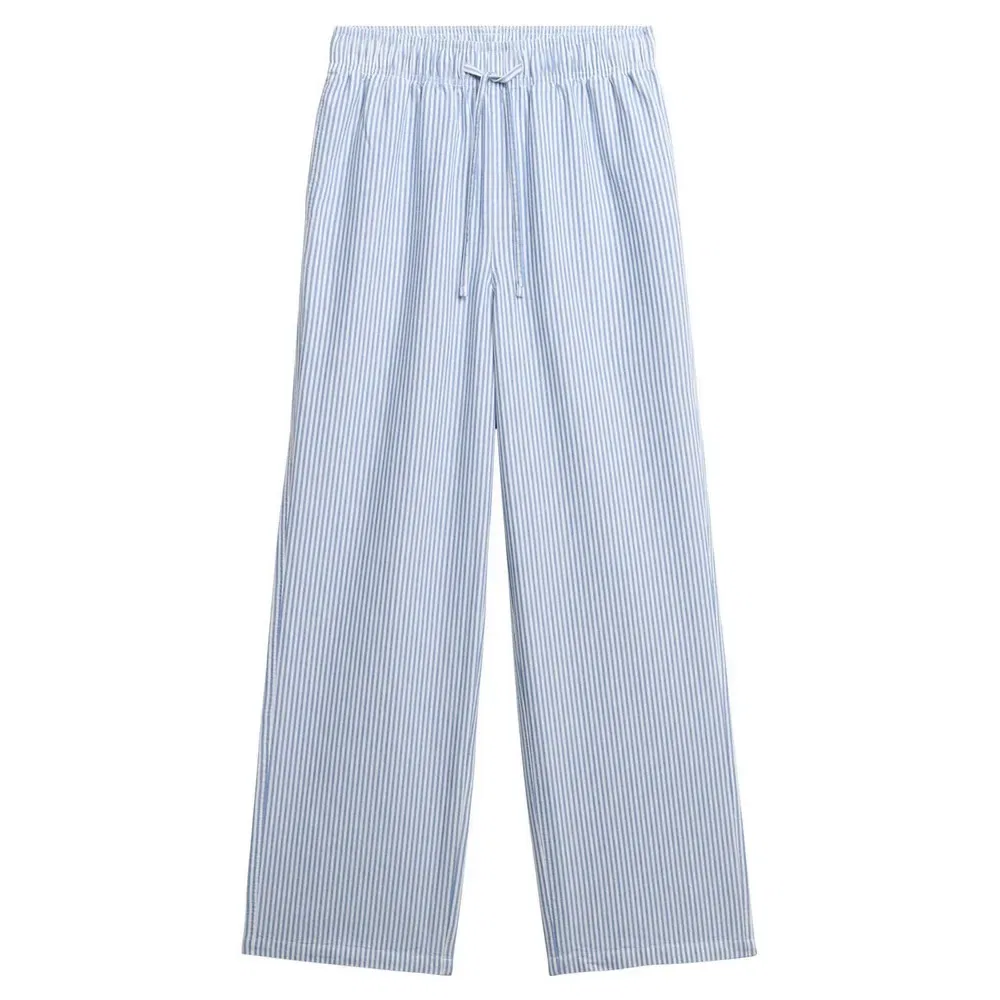 Женские брюки с эластичным поясом Stripe Elastic Superdry, Blue — фото 3