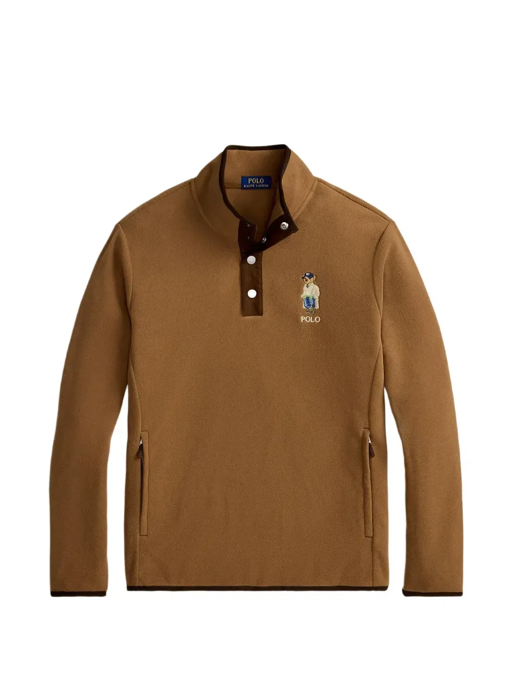 Худи из флиса с медведем Polo Bear Polo Ralph Lauren, коричневый